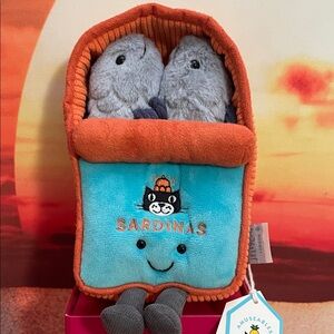 Jellycat Amuseables Sardine Tin Plush Toy